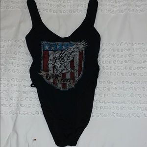 Black One Piece American Swim Suit